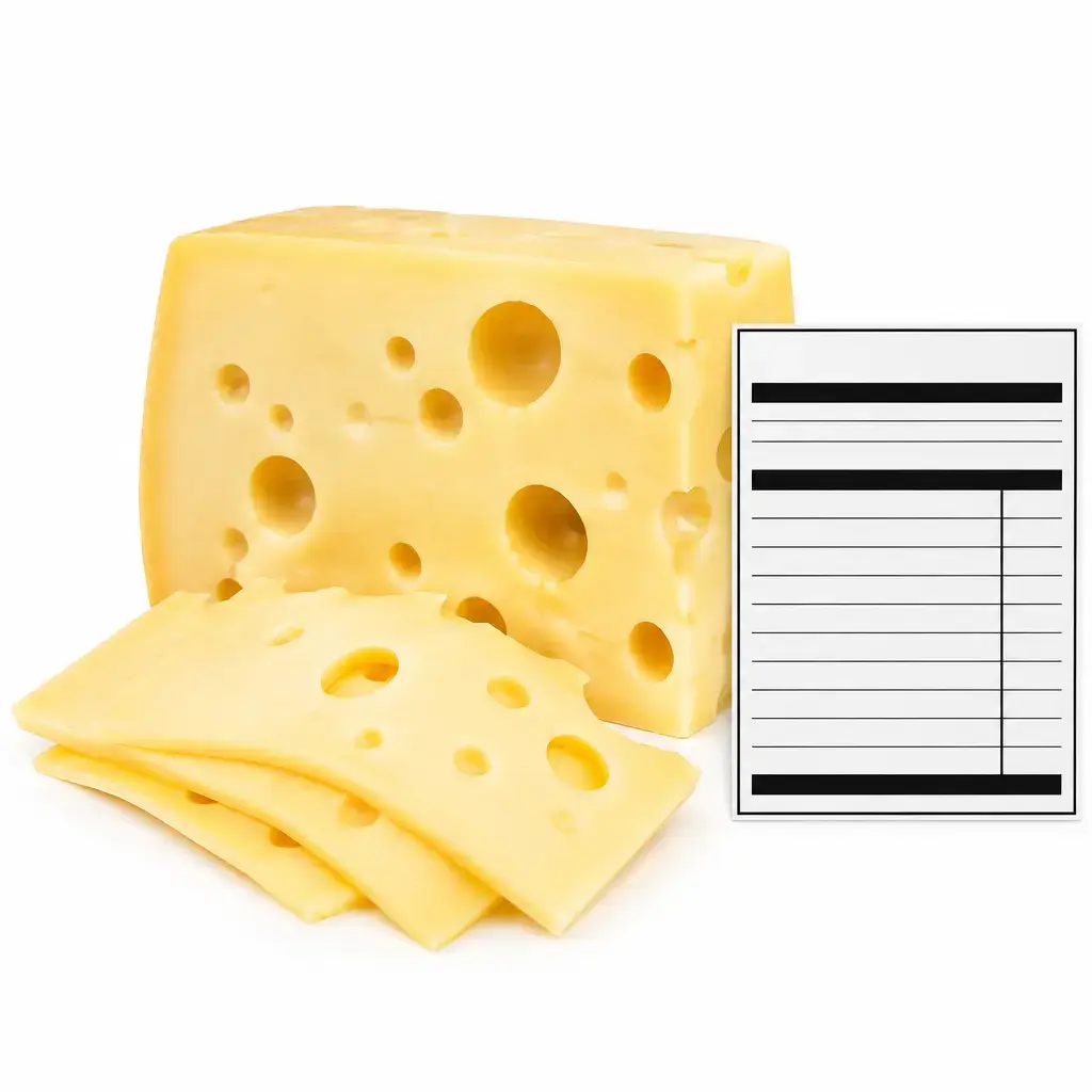Kalorien Schweizer Käse - Nährwerttabelle
