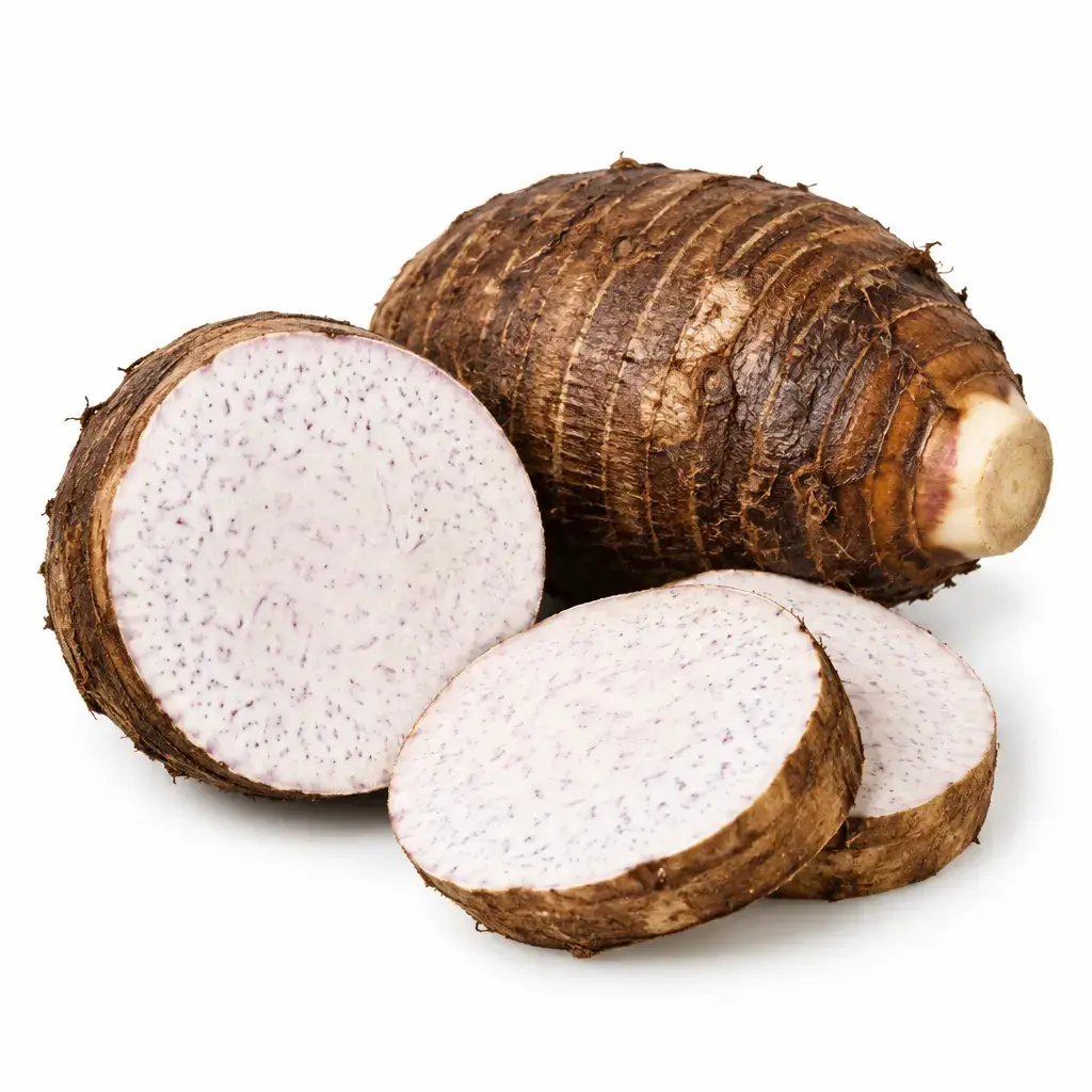 Rohe Dasheen Taro Nährwertangaben und Kalorien