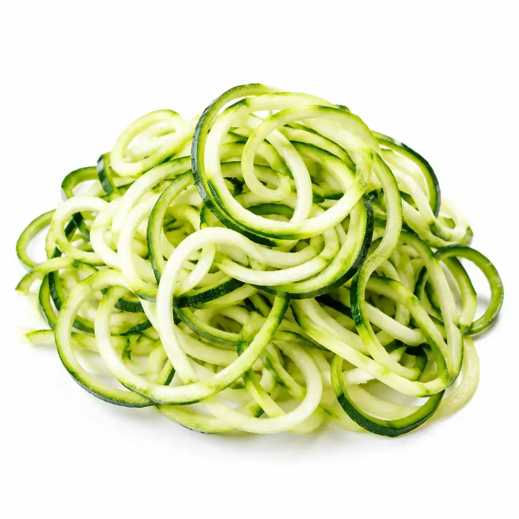 Wie viele Kalorien haben rohe Zucchini-Nudeln?