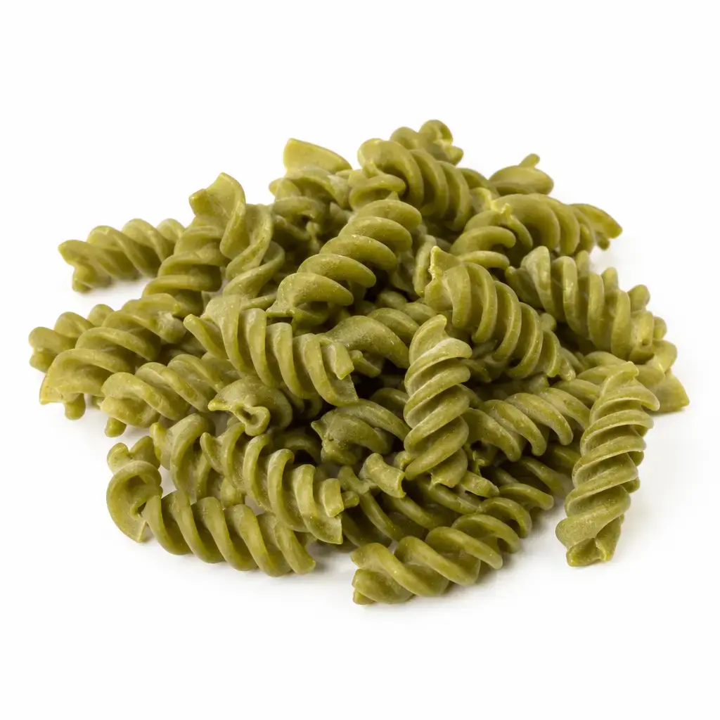 Wie viele Kalorien hat Getrocknete grüne Erbsenmehl Fusilli?