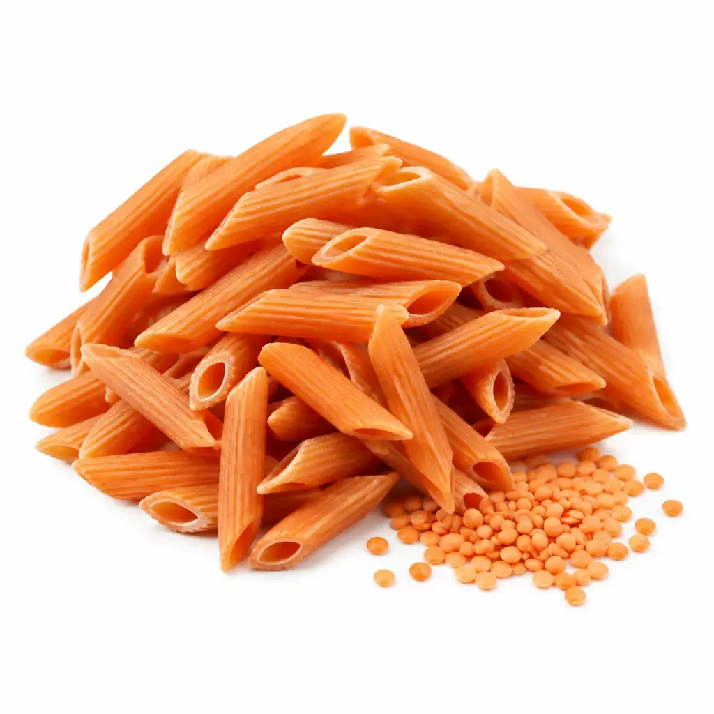 Wie viele Kalorien hat Trockene Rote Linsen Penne Pasta?
