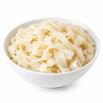 Gekochte Flache Reisnudeln
