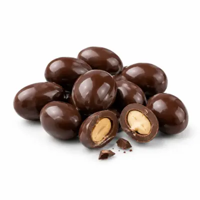 Cacahuetes Cubiertos de Chocolate