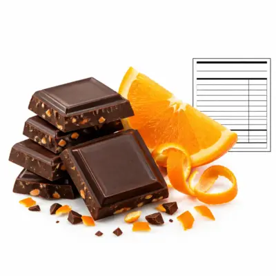 Chocolate Negro con Cáscara de Naranja
