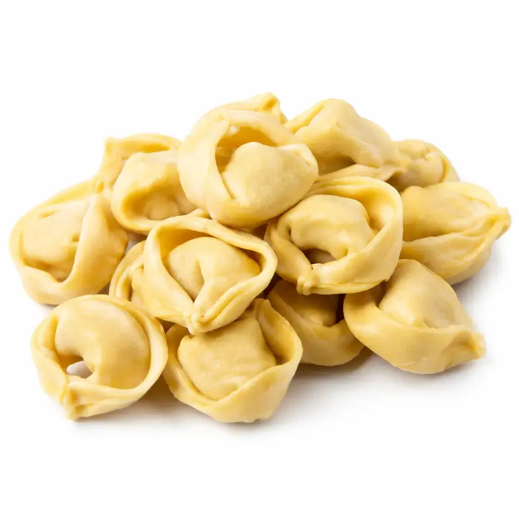 ¿Cuántas calorías tiene el Tortellini de Queso Fresco Crudo?