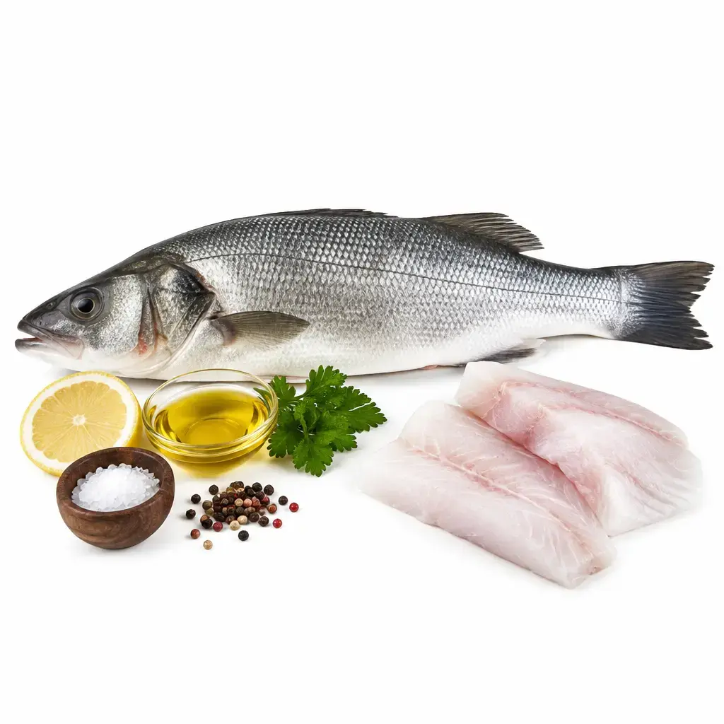 Nutritional Table for Raw Sea Bass