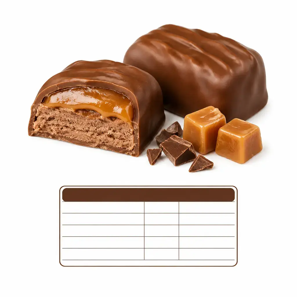 Calories in Milk Chocolate with Caramel - Nutritional Table