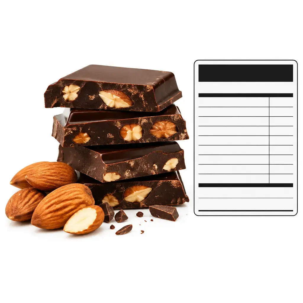Nutritional Information of Dark Chocolate with Almonds