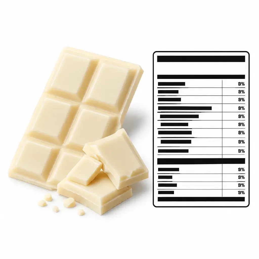 Calories White Chocolate - Nutritional Table