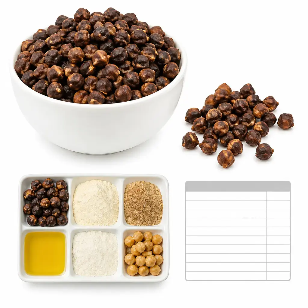 Calories Black Chickpeas - Nutritional Table