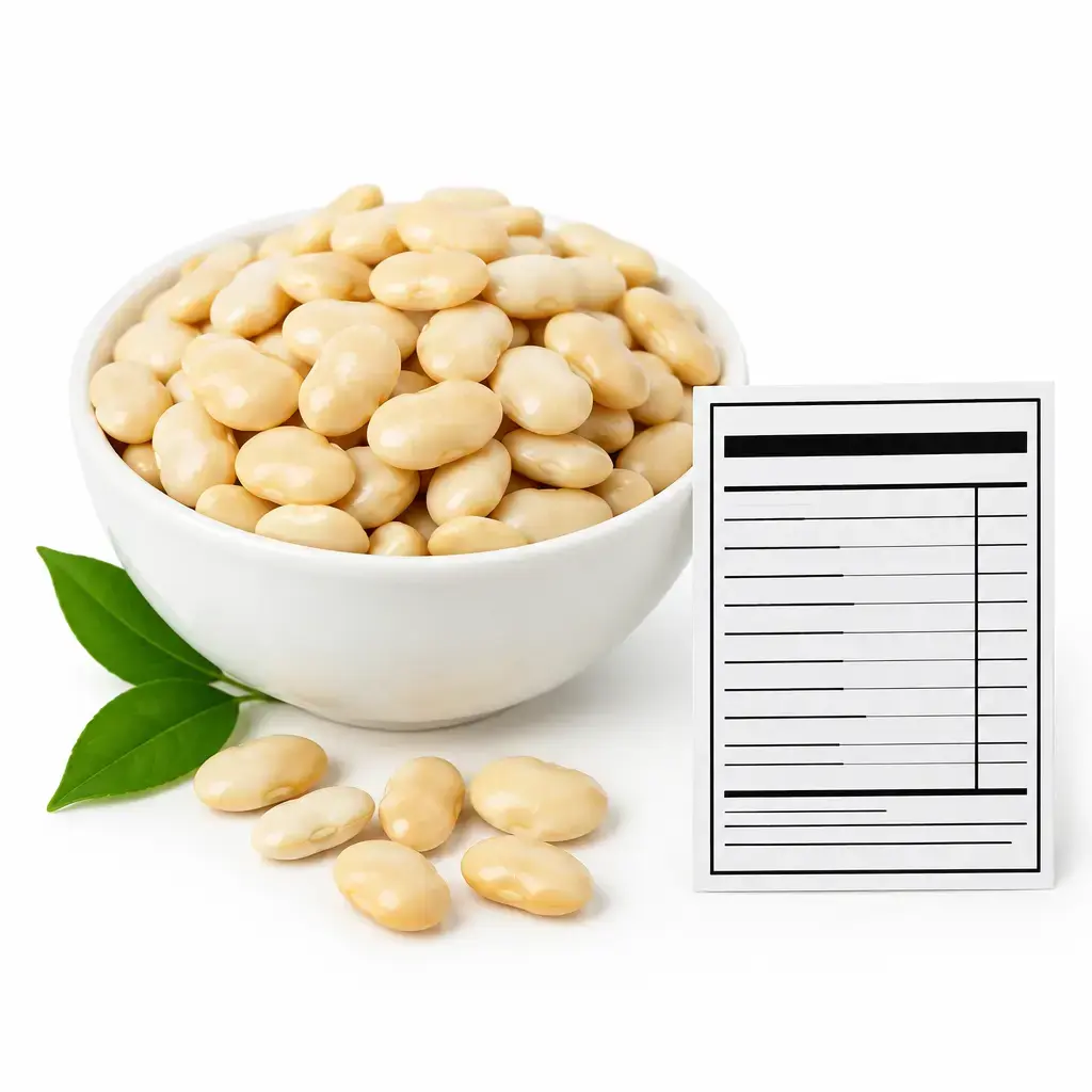 Calories Baby Lima Beans - Nutritional Table