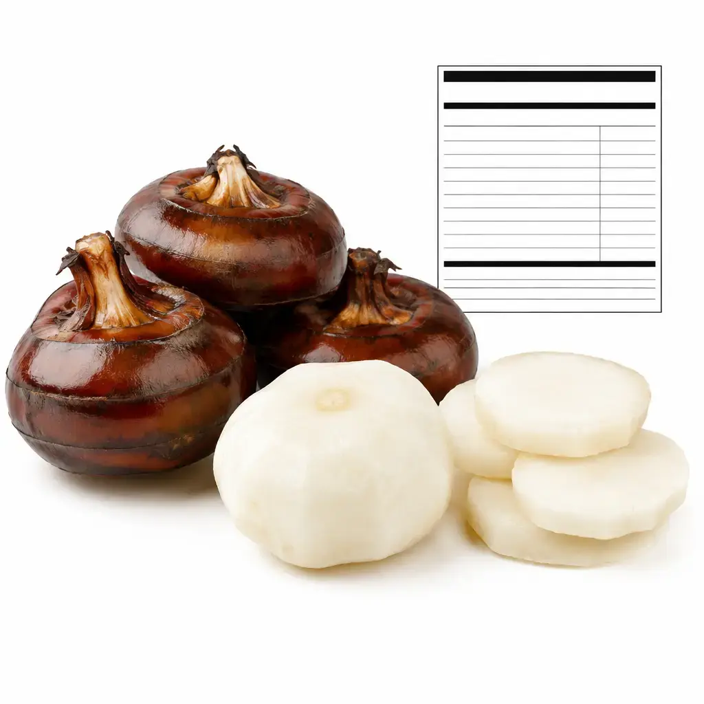 Nutrition Facts &amp; Calories of Chinese Water Chestnut
