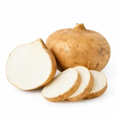Raw Jicama Root