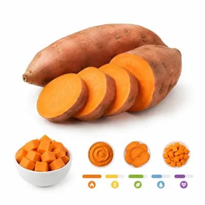 Raw Jewel Sweet Potato