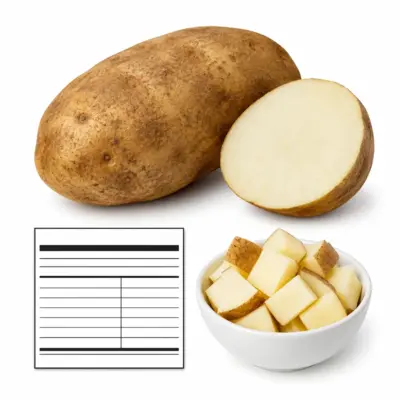 Raw Russet Potato