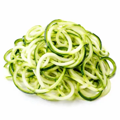Raw Zucchini Spiralized Vegetable Noodles