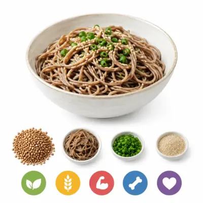 Cooked Buckwheat Soba Noodles
