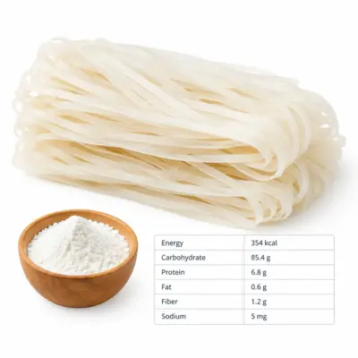 Dry Flat Rice Flat Noodles
