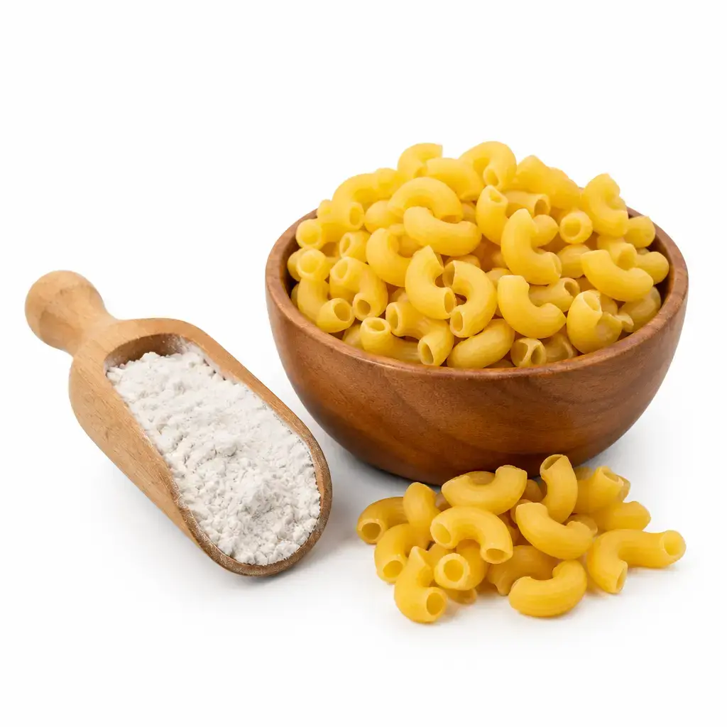 Nutritional Values of Dry Refined Wheat Flour Macaroni
